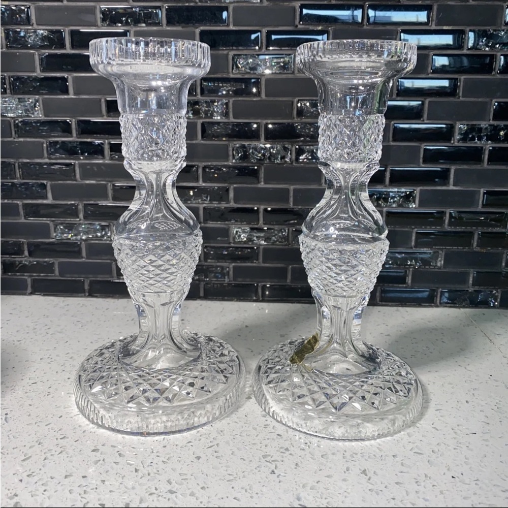 Waterford Crystal discontinued Candlestick‎ set of 2